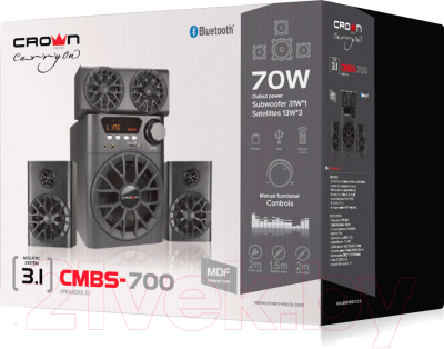 Мультимедиа акустика Crown CMBS-700