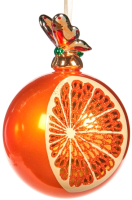 Шар новогодний Goodwill Xmas 2022 Мандарин / CG 10061-2 (оранжевый) - 