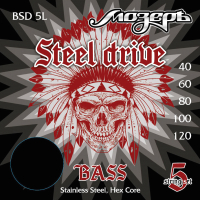 Струны для бас-гитары Мозеръ Steel Drive / BSD-5L - 