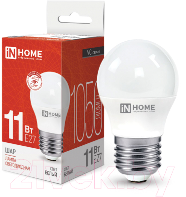 Лампа INhome LED-Шар-VC / 4690612020617