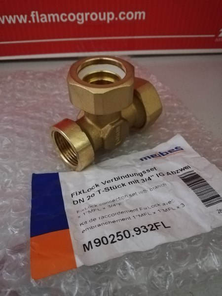 Тройник Meibes FixLock ДУ20мм / МЕ90250.932 FL