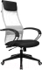 Кресло офисное Бюрократ CH-607 (светло-серый TW-02/сетка) - 