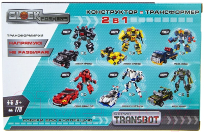 Конструктор 1Toy Blockformers Transbot Хаммер-Айронкоп / Т19872