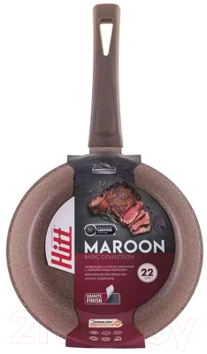 Сковорода Hitt Maroon HM1022