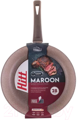 Сковорода Hitt Maroon HM1028