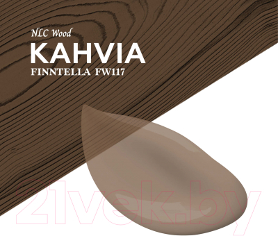 Пропитка для дерева Finntella Wooddi Aqua Kahvia / F-28-0-1-FW117 (900мл)