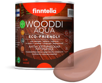Пропитка для дерева Finntella Wooddi Aqua Merbau / F-28-0-1-FW119 (900мл) - 