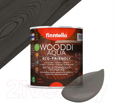 Пропитка для дерева Finntella Wooddi Aqua Kaamos / F-28-0-1-FW126 (900мл)