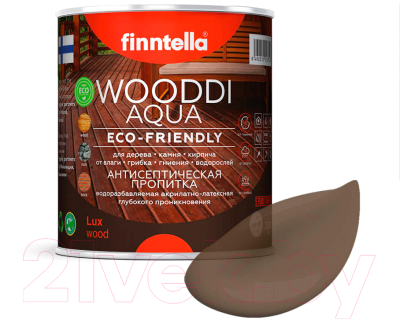 Пропитка для дерева Finntella Wooddi Aqua Mikkeli / F-28-0-1-FW128 (900мл)