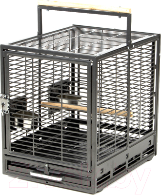 Клетка для птиц MONTANA Cages Evo Cage Travel Platinum / K32006 (темно-серый)