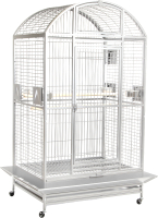 Клетка для птиц MONTANA Cages Castell Nova Dome / K33008 (светло-серый) - 