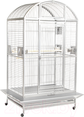 Клетка для птиц MONTANA Cages Castell Nova Dome / K33008 (светло-серый)