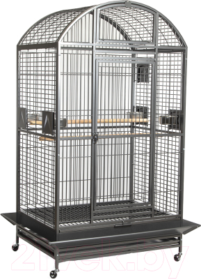Клетка для птиц MONTANA Cages Castell Nova Dome / K33007 (темно-серый)