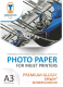 Фотобумага Papyrus Premium A3 230 г/м2 / BN04330 (50л, глянцевый) - 