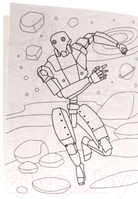 Изображение товара Раскраска Проф-Пресс Супер-пупер. Роботы и машины