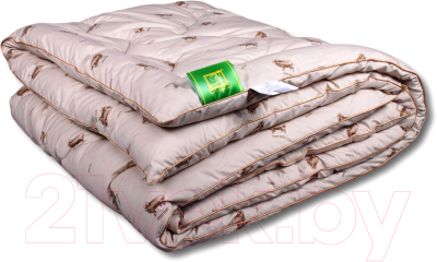 Одеяло AlViTek Овечья шерсть-Стандарт классическое-всесезонное 140x205 / ОТШ-15