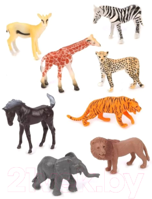 Набор фигурок игровых Наша игрушка Набор диких животых Jungle Animal / 2A008-1