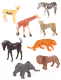 Набор фигурок игровых Наша игрушка Набор диких животых Jungle Animal / 2A008-1 - 
