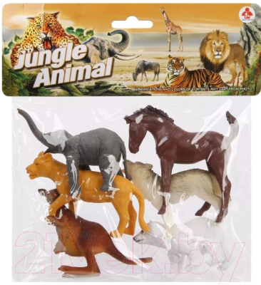 Набор фигурок игровых Наша игрушка Набор диких животых Jungle Animal / 2A006-1