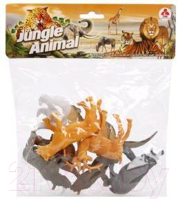 Набор фигурок игровых Наша игрушка Набор диких животых Jungle Animal / 2A008-2