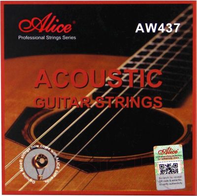 Струны для акустической гитары Alice AW437-L
