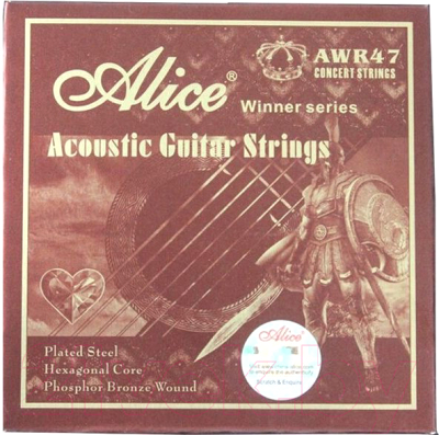 Струны для акустической гитары Alice AWR47-L