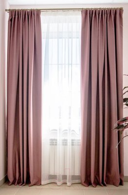Шторы Decoretto Блэкаут роза БР-K16 (300x270, розовый) -