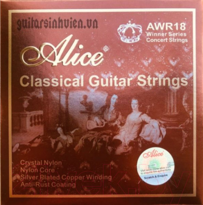 Струны для классической гитары Alice AWR18-H