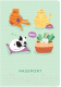 Обложка на паспорт Meshu Meow / MS_47040 - 