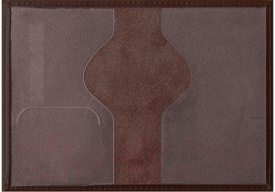 Обложка на паспорт OfficeSpace Питон / 254226 (коричневый)
