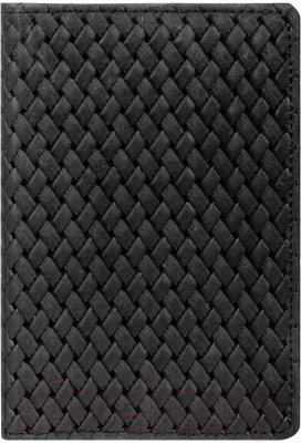 Обложка на паспорт OfficeSpace Плетенка / 311116 (черный)