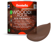 Пропитка для дерева Finntella Wooddi Aqua Kaneli / F-28-0-1-FW133 (900мл) - 