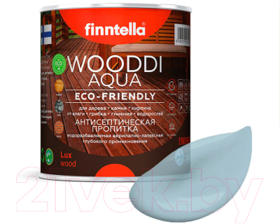 Пропитка для дерева Finntella Wooddi Aqua Talvi / F-28-0-1-FW134 (900мл)