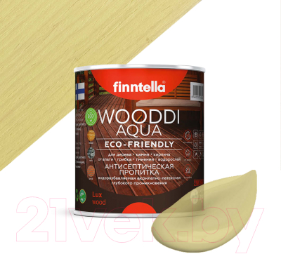 Пропитка для дерева Finntella Wooddi Aqua Kuu / F-28-0-1-FW138 (900мл)