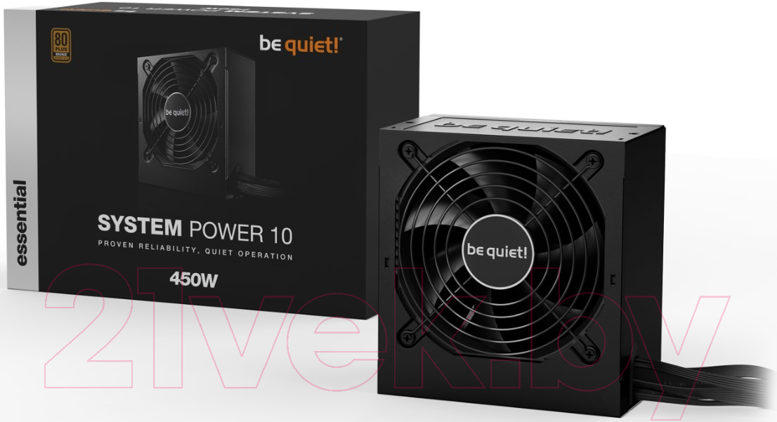 Блок питания для компьютера Be quiet! System Power 10 Bronze 550W (BN327)