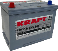 Автомобильный аккумулятор KrafT Asia 75 JL / S N50 070 11B09 (75 А/ч) - 