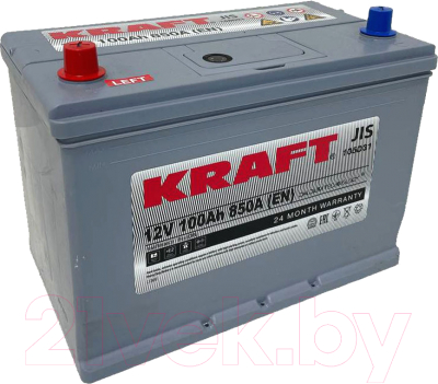 Автомобильный аккумулятор KrafT Asia 100 JL / S N70 100 11B09 (100 А/ч)
