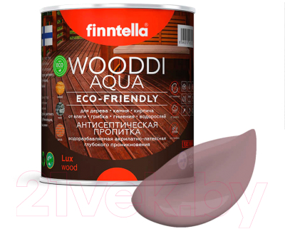Пропитка для дерева Finntella Wooddi Aqua Liila / F-28-0-1-FW148 (900мл)