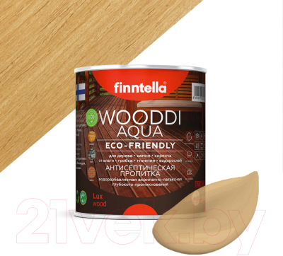 Пропитка для дерева Finntella Wooddi Aqua Tuomi / F-28-0-1-FW150 (900мл)