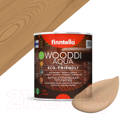 Пропитка для дерева Finntella Wooddi Aqua Setri / F-28-0-1-FW151 (900мл)