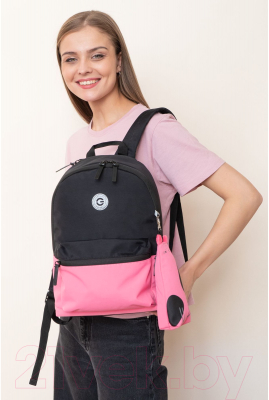 Рюкзак Grizzly RXL-323-4 (черный/розовый)