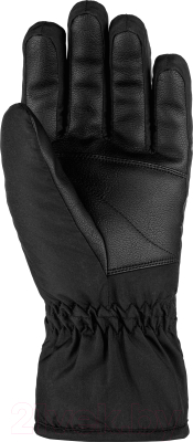 Перчатки лыжные Reusch Yana / 6131167-7702 (р-р 6, Black/Silver Inch)