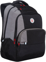 Рюкзак Grizzly RU-330-1  (черный/серый) - 