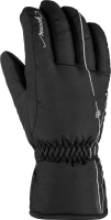 Перчатки лыжные Reusch Yana / 6131167-7702 (р-р 7, Black/Silver inch) - 