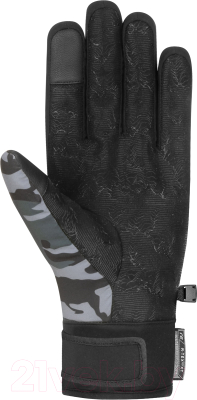 Перчатки лыжные Reusch Raptor R-Tex Xt Touch-Tec/ 6202223-5570 (р-р 7, Dark Camo/Black inch)