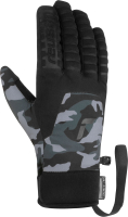 Перчатки лыжные Reusch Raptor R-Tex Xt Touch-Tec/ 6202223-5570 (р-р 7.5, Dark Camo/Black inch) - 