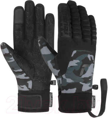 Перчатки лыжные Reusch Raptor R-Tex Xt Touch-Tec/ 6202223-5570 (р-р 7.5, Dark Camo/Black inch)