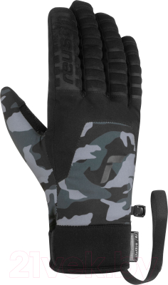 Перчатки лыжные Reusch Raptor R-Tex Xt Touch-Tec/ 6202223-5570 (р-р 9, Dark Camo/Black inch)