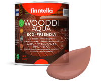 Пропитка для дерева Finntella Wooddi Aqua Punainen / F-28-0-1-FW152 (900мл) - 