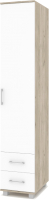 Шкаф-пенал Modern Ева Е13 (серый дуб/белый) - 